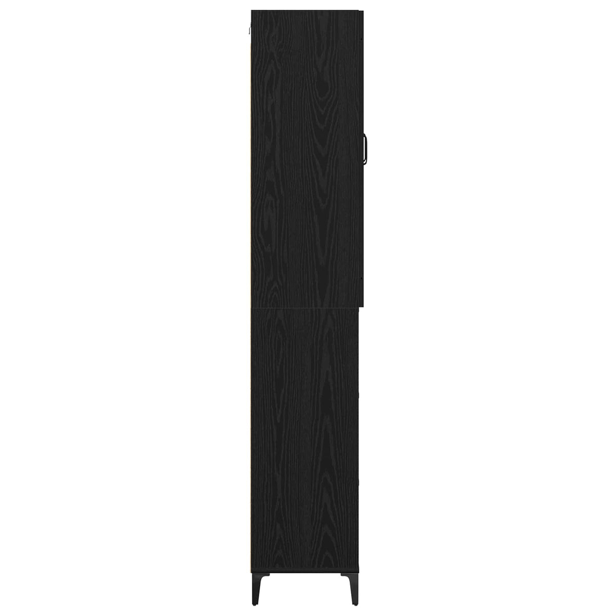 Highboard Crni hrast 69,5 x 34 x 180 cm Konstruirano drvo