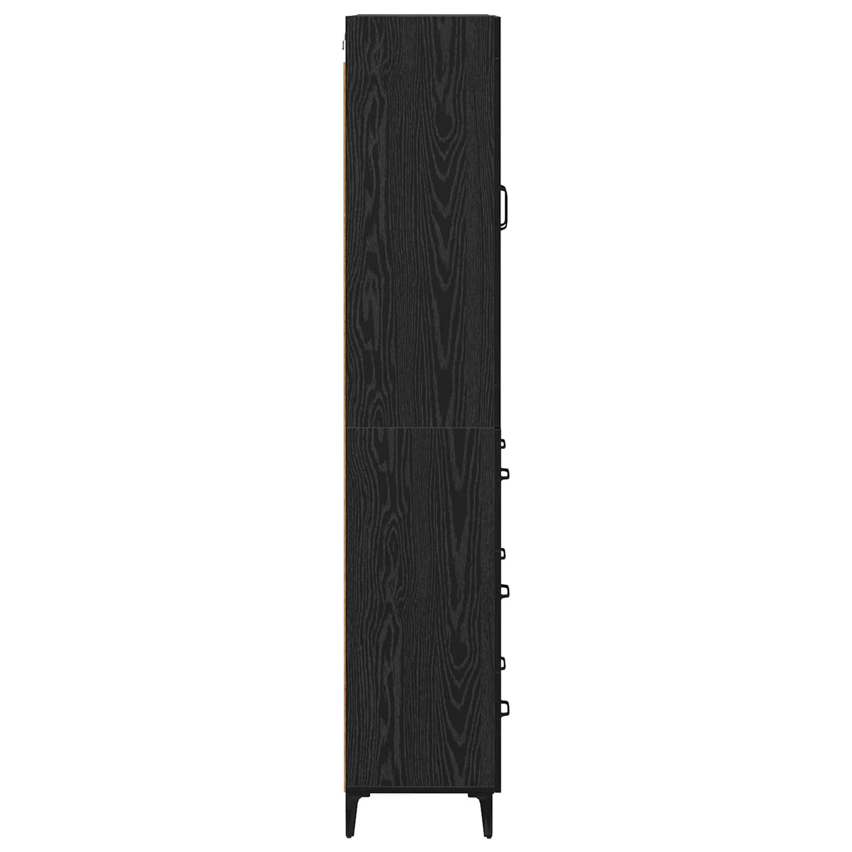 Highboard Crni hrast 69,5 x 34 x 180 cm Konstruirano drvo