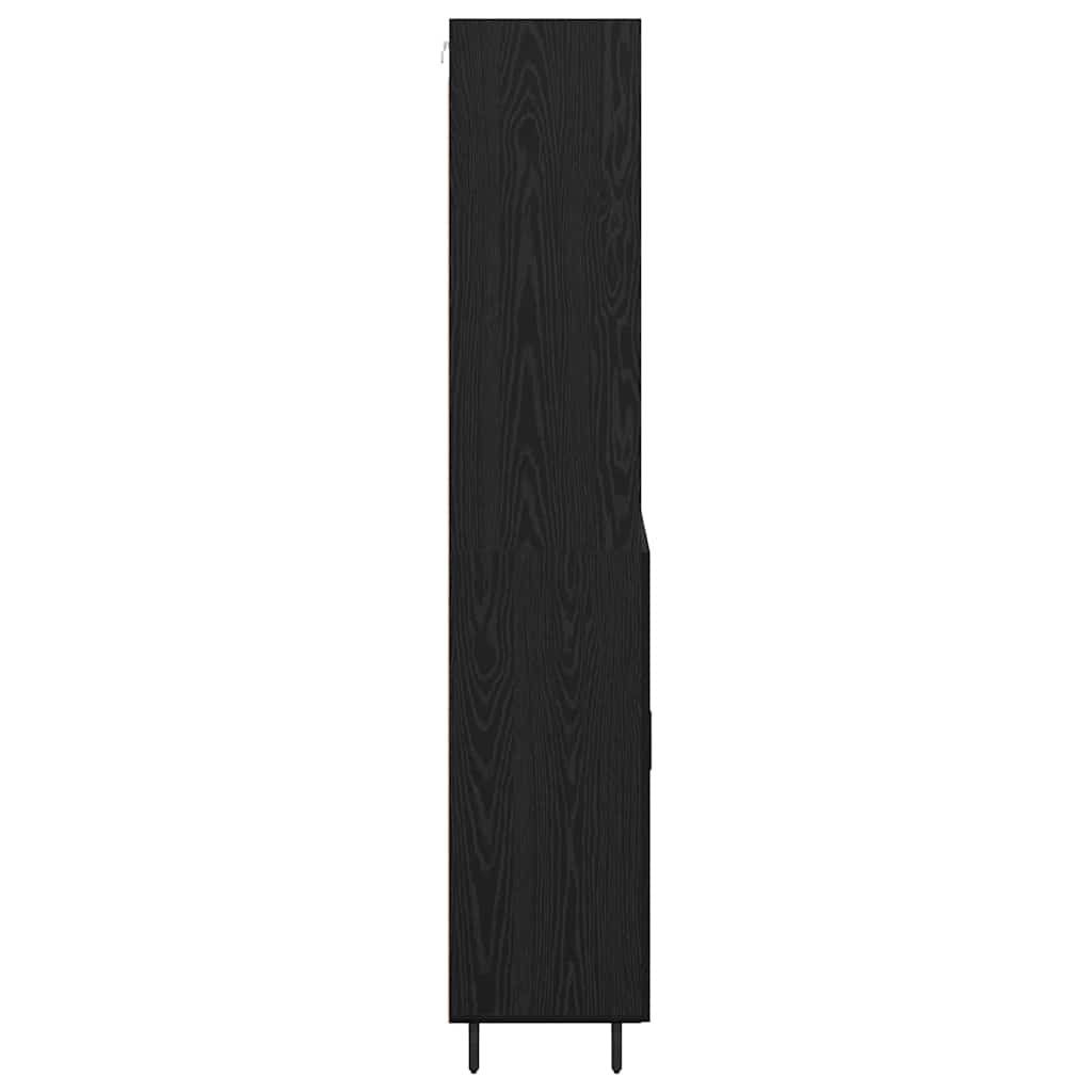 Highboard Crni hrast 69,5 x 34 x 180 cm
