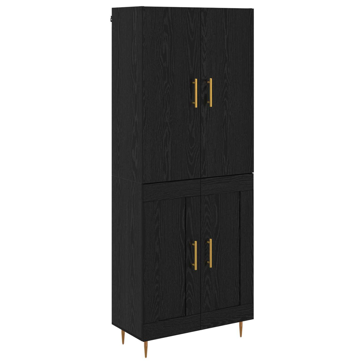 Highboard Crni hrast 69,5 x 34 x 180 cm Konstruirano drvo