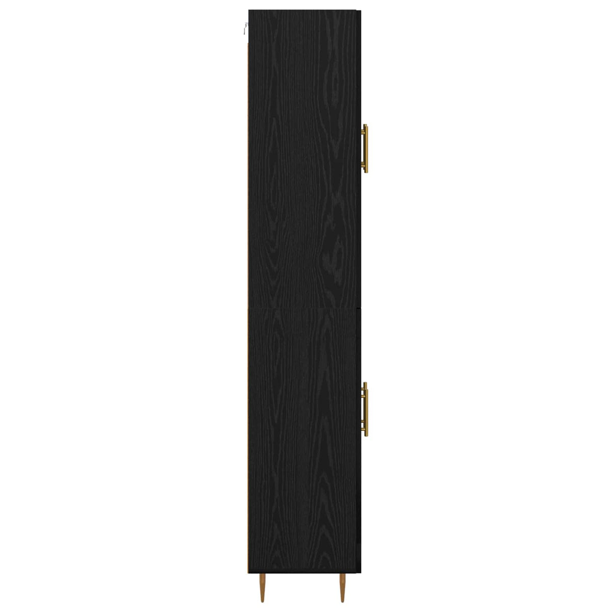 Highboard Crni hrast 69,5 x 34 x 180 cm Konstruirano drvo