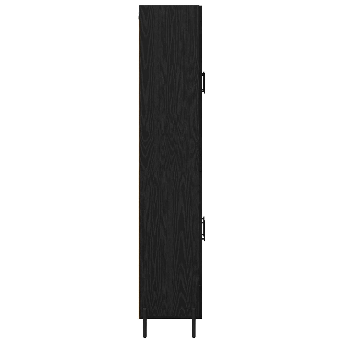 Highboard Crni hrast 69,5 x 34 x 180 cm Konstruirano drvo