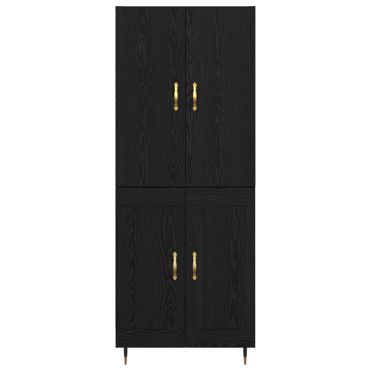 Highboard Crni hrast 69,5 x 34 x 180 cm Konstruirano drvo