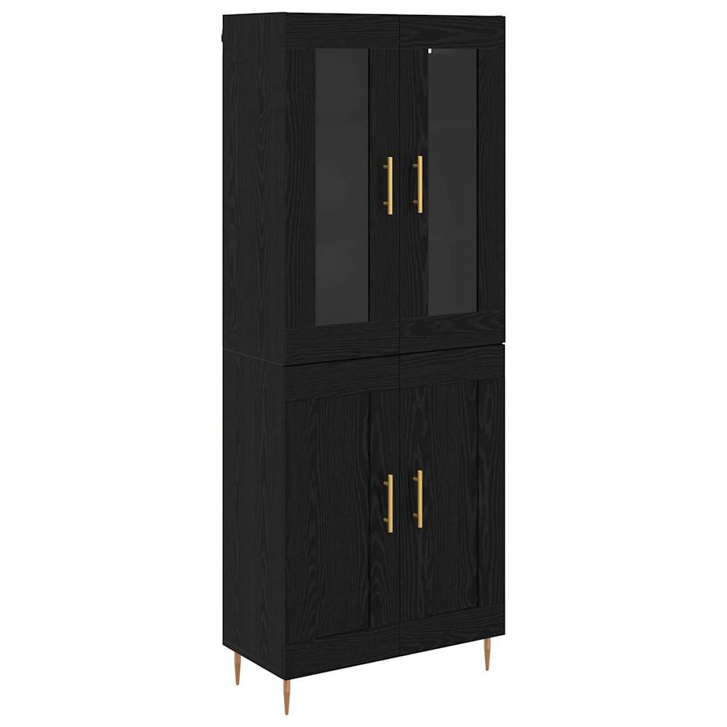 Highboard 2 kom. Crni hrast 69,5 x 34 x 180 cm