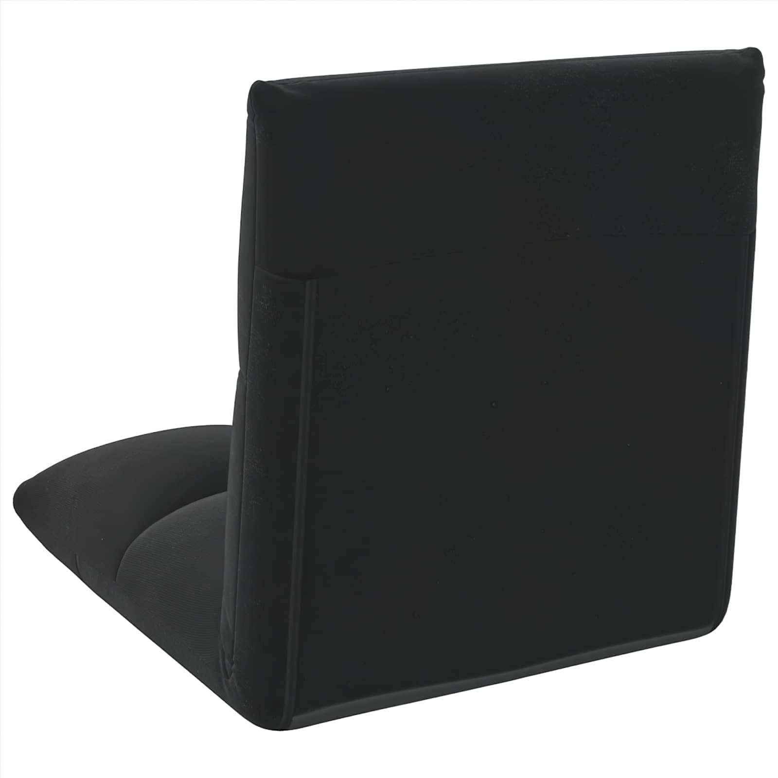 Podna stolica Crna 50 x 61 x 57 cm Baršun