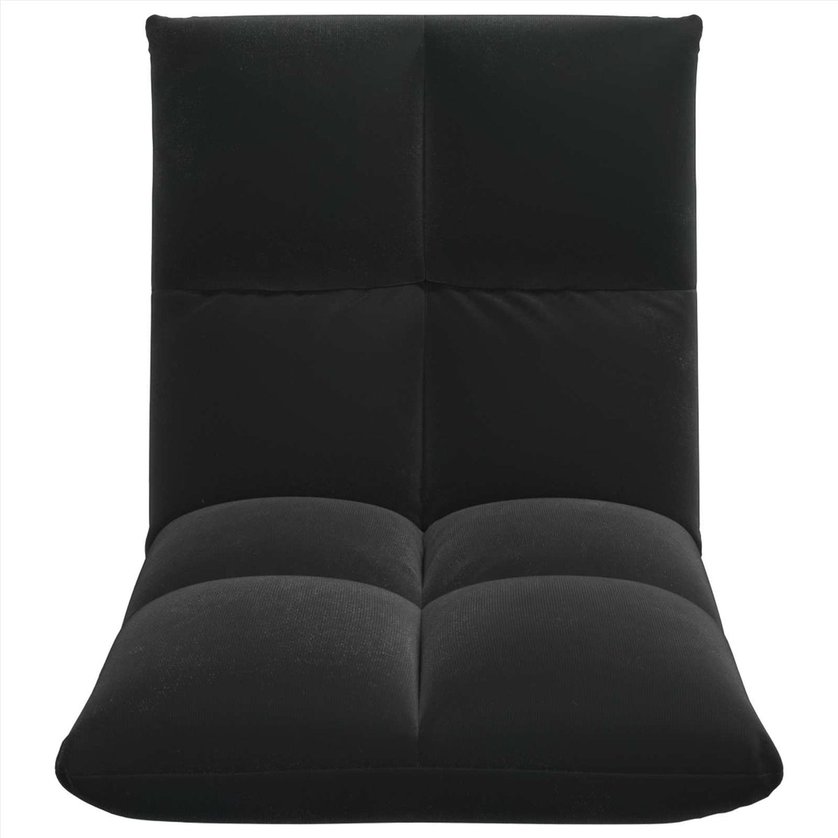 Podna stolica Crna 50 x 61 x 57 cm Baršun