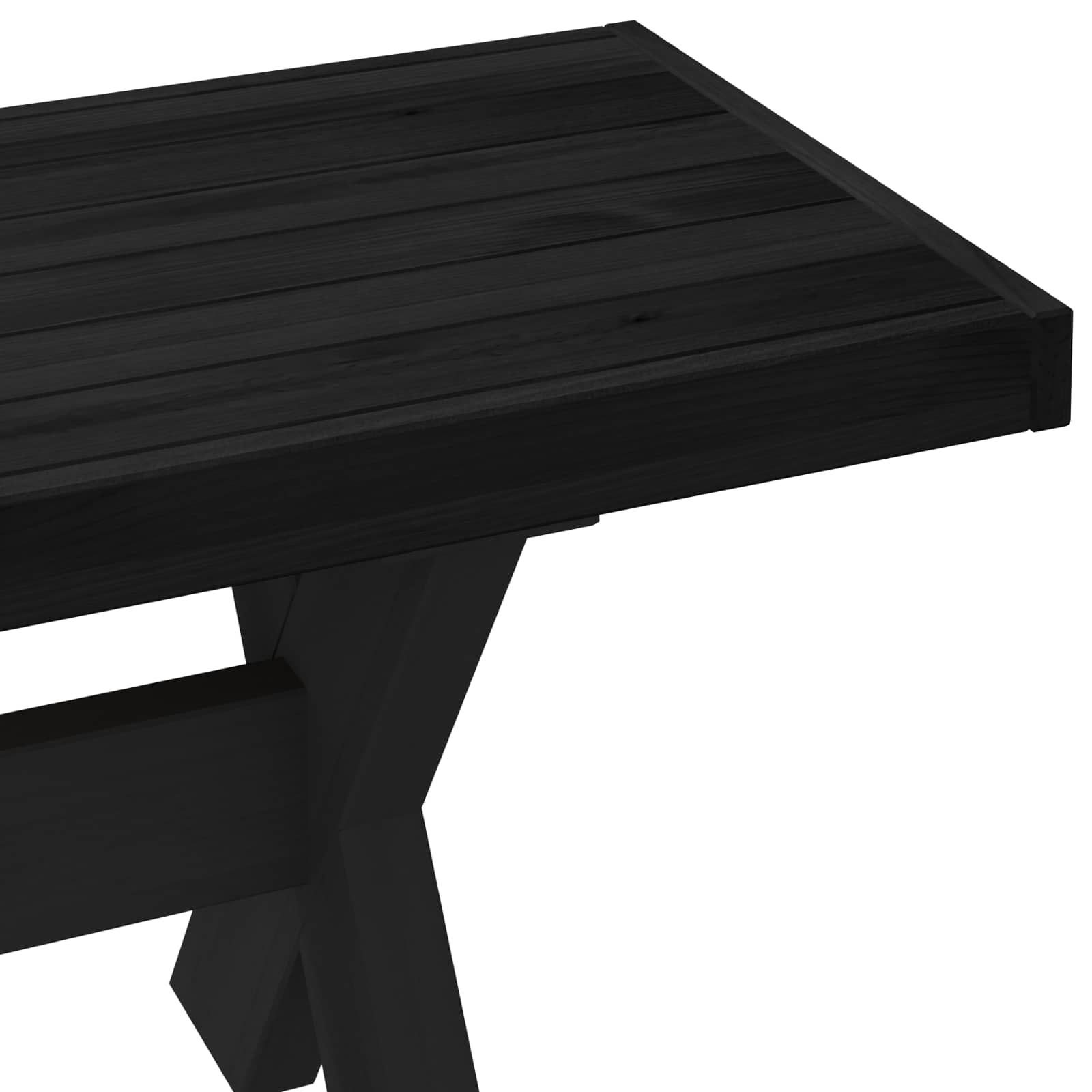 Klupa za blagovanje NOAIN 160 x 41 x 45 cm Masivna borovina