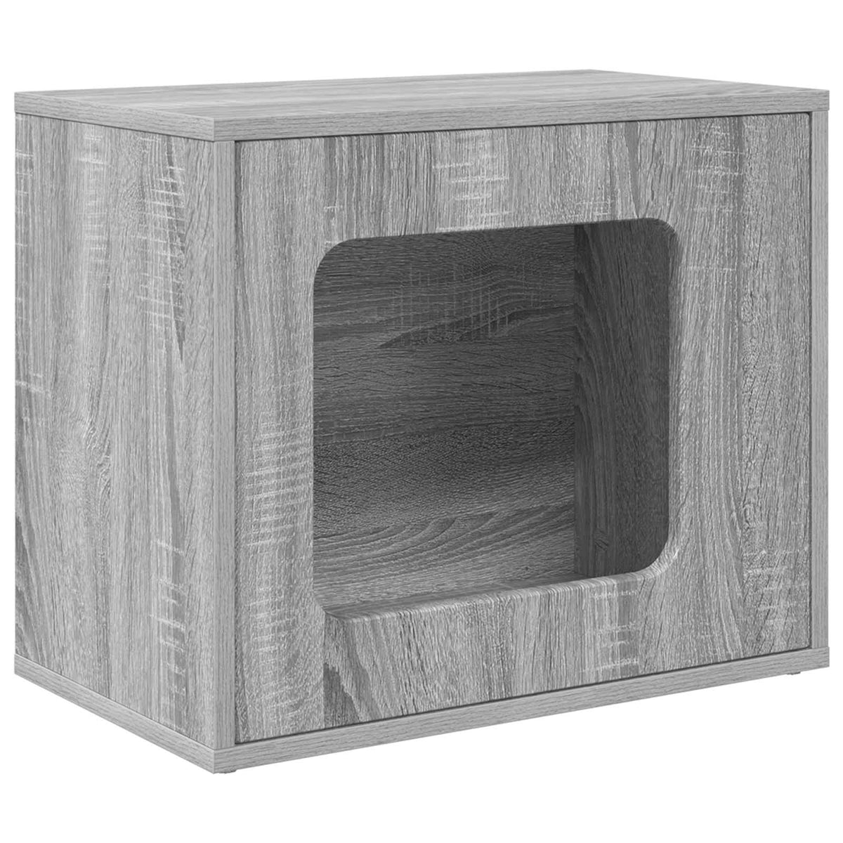 Mačja Kuća Siva Sonoma 51 x 30 x 42,5 cm Konstruirano drvo