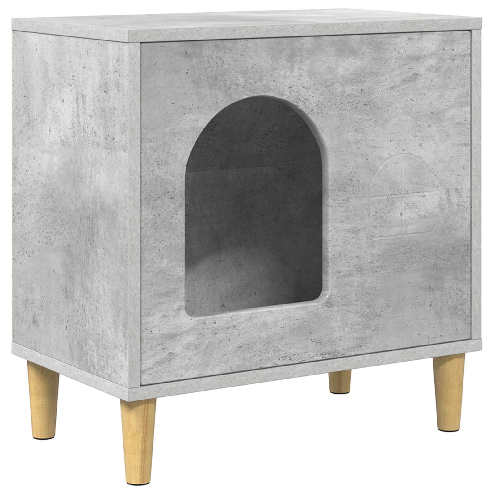 Mačja Kuća Beton 51 x 30 x 52 cm Konstruirano drvo