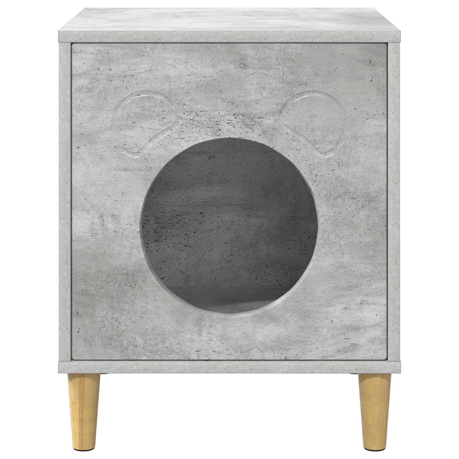 Mačja Kuća Beton 42,5 x 40 x 53 cm Konstruirano drvo
