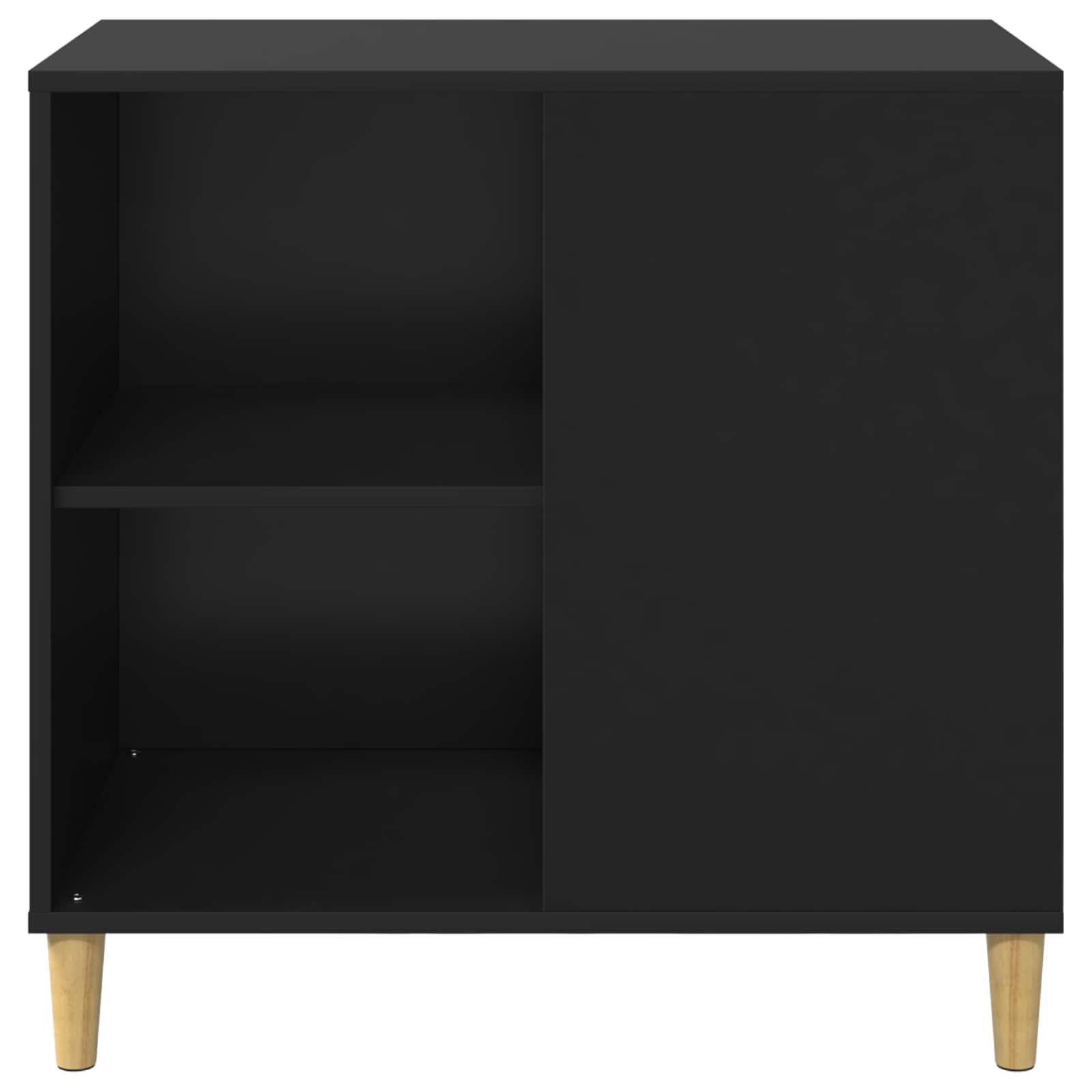 Mačja Kuća Crna 72 x 42.5 x 70 cm Konstruirano drvo