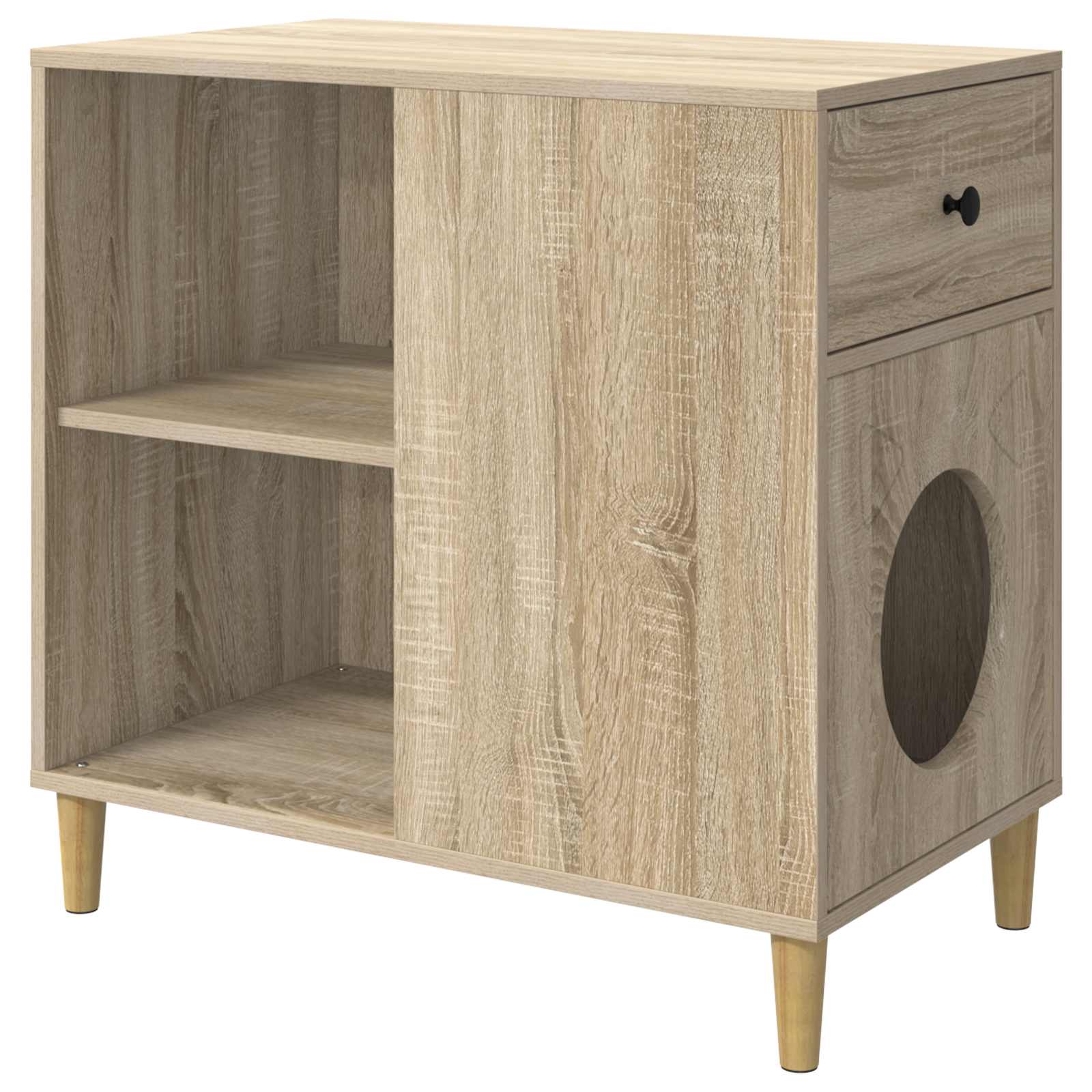 Mačja Kuća Sonoma 72 x 42.5 x 70 cm Konstruirano drvo