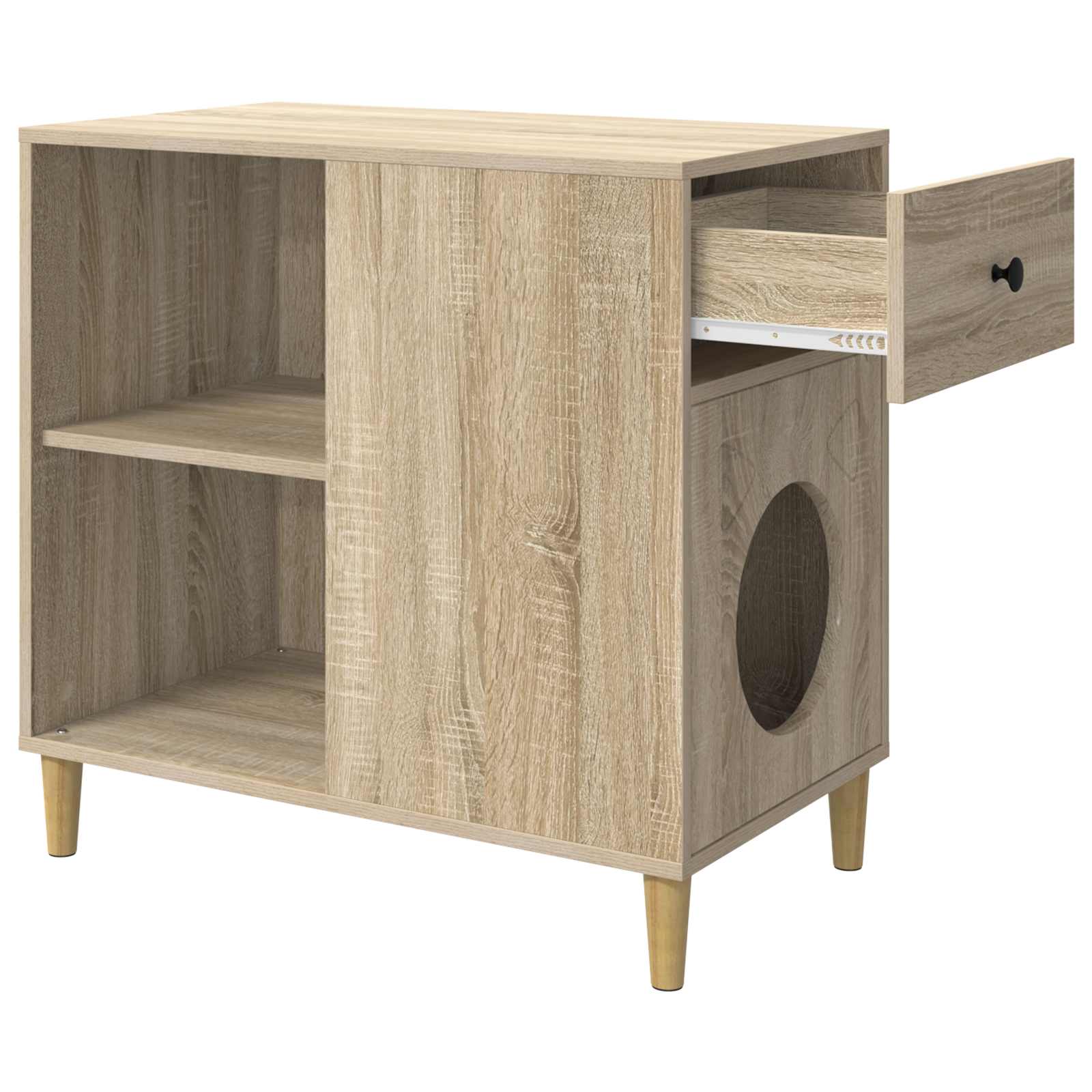 Mačja Kuća Sonoma 72 x 42.5 x 70 cm Konstruirano drvo