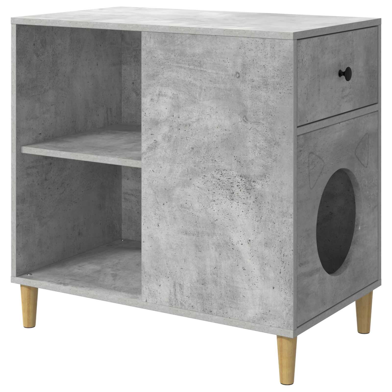 Mačja Kuća Beton 72 x 42.5 x 70 cm Konstruirano drvo