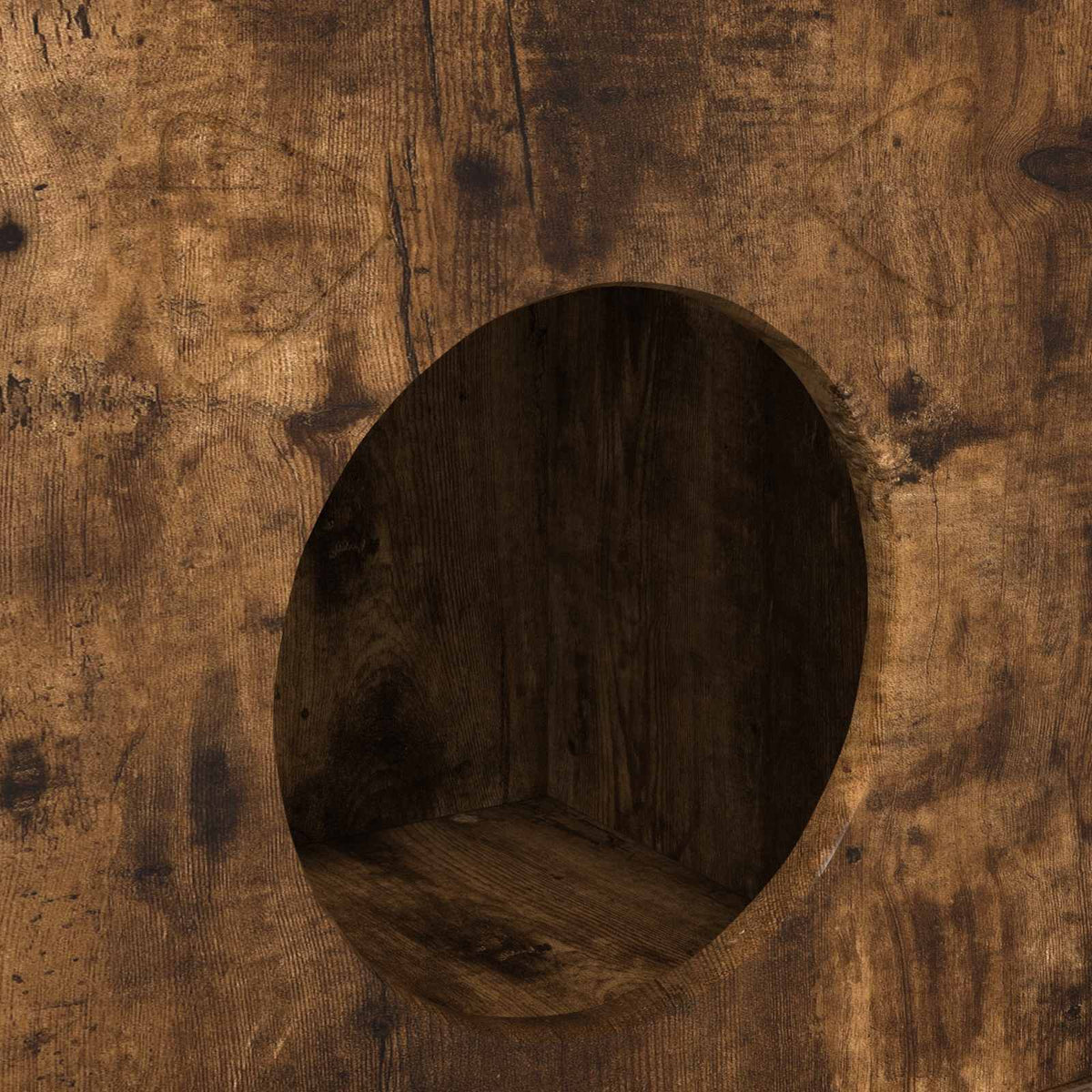 Mačja Kuća Dimljeni hrast 72 x 42.5 x 70 cm Konstruirano drvo