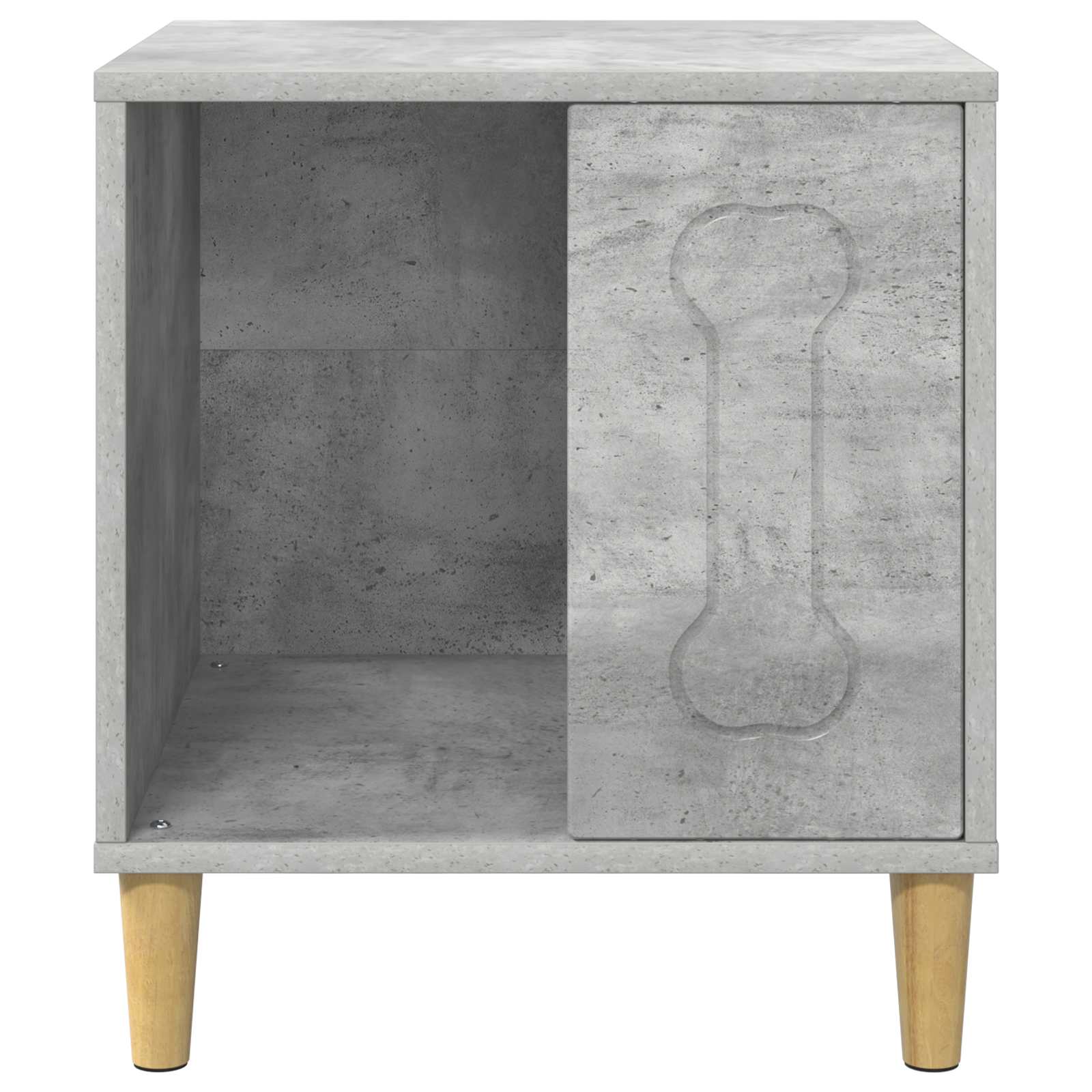 Kućica za pse Beton 44 x 42 x 49 cm Konstruirano drvo