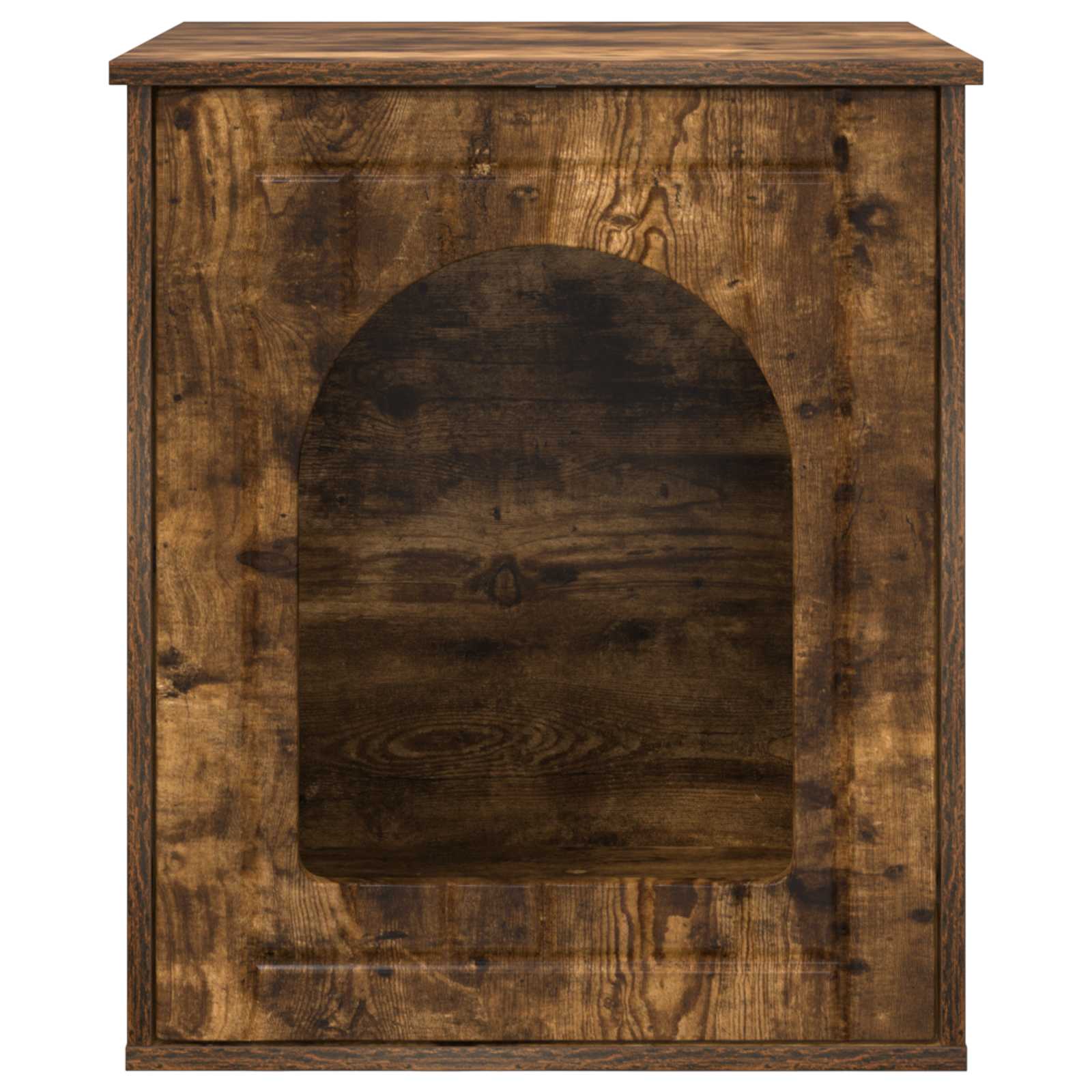 Mačja Kuća Dimljeni hrast 53 x 52 x 62 cm Konstruirano drvo