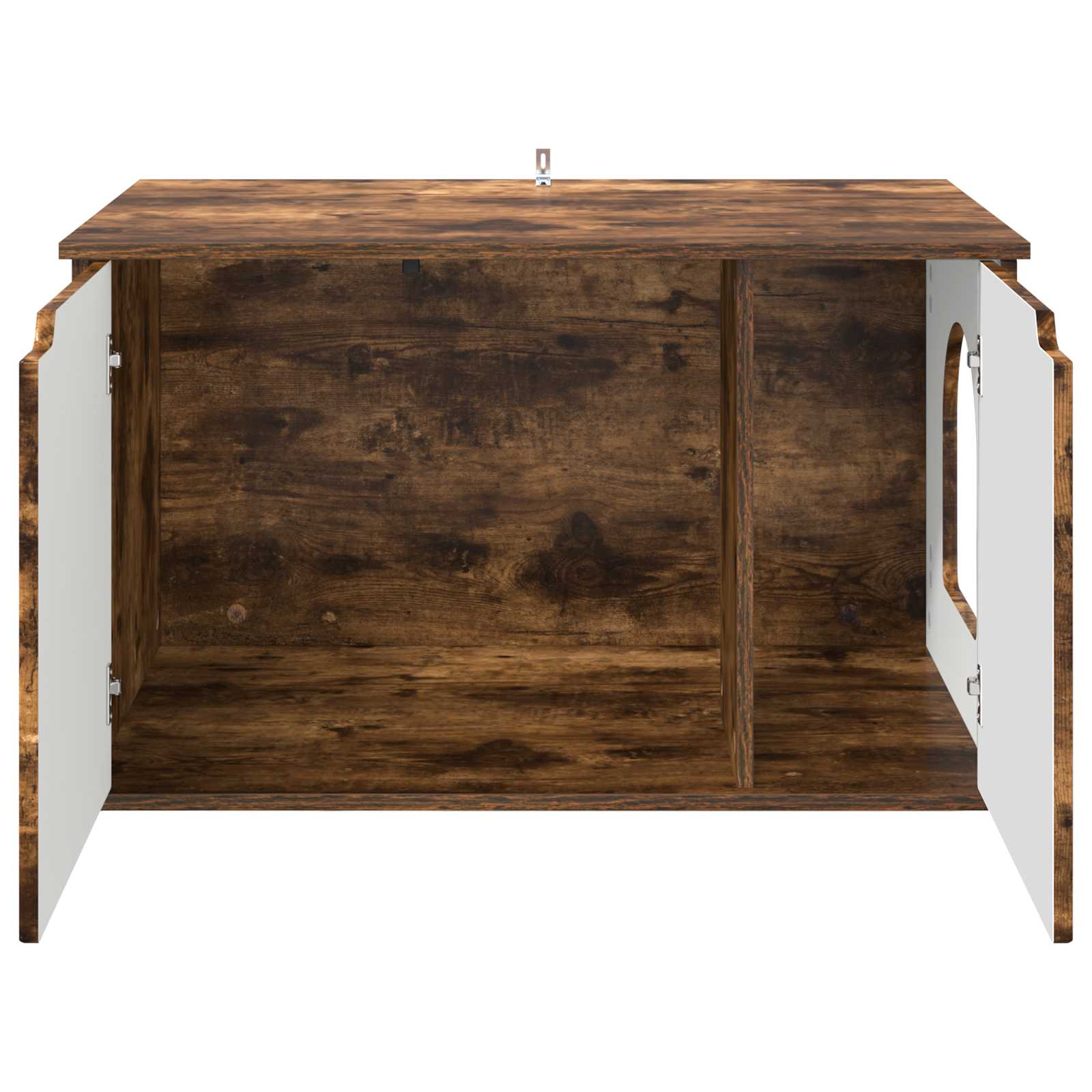 Mačja Kuća Dimljeni hrast 85 x 55 x 50,5 cm Konstruirano drvo