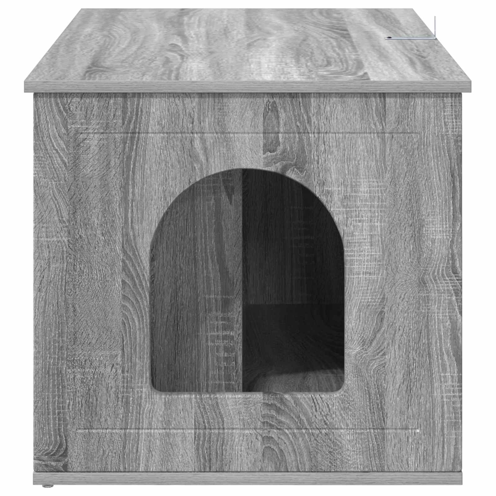 Mačja Kuća Siva Sonoma 85 x 55 x 50,5 cm Konstruirano drvo