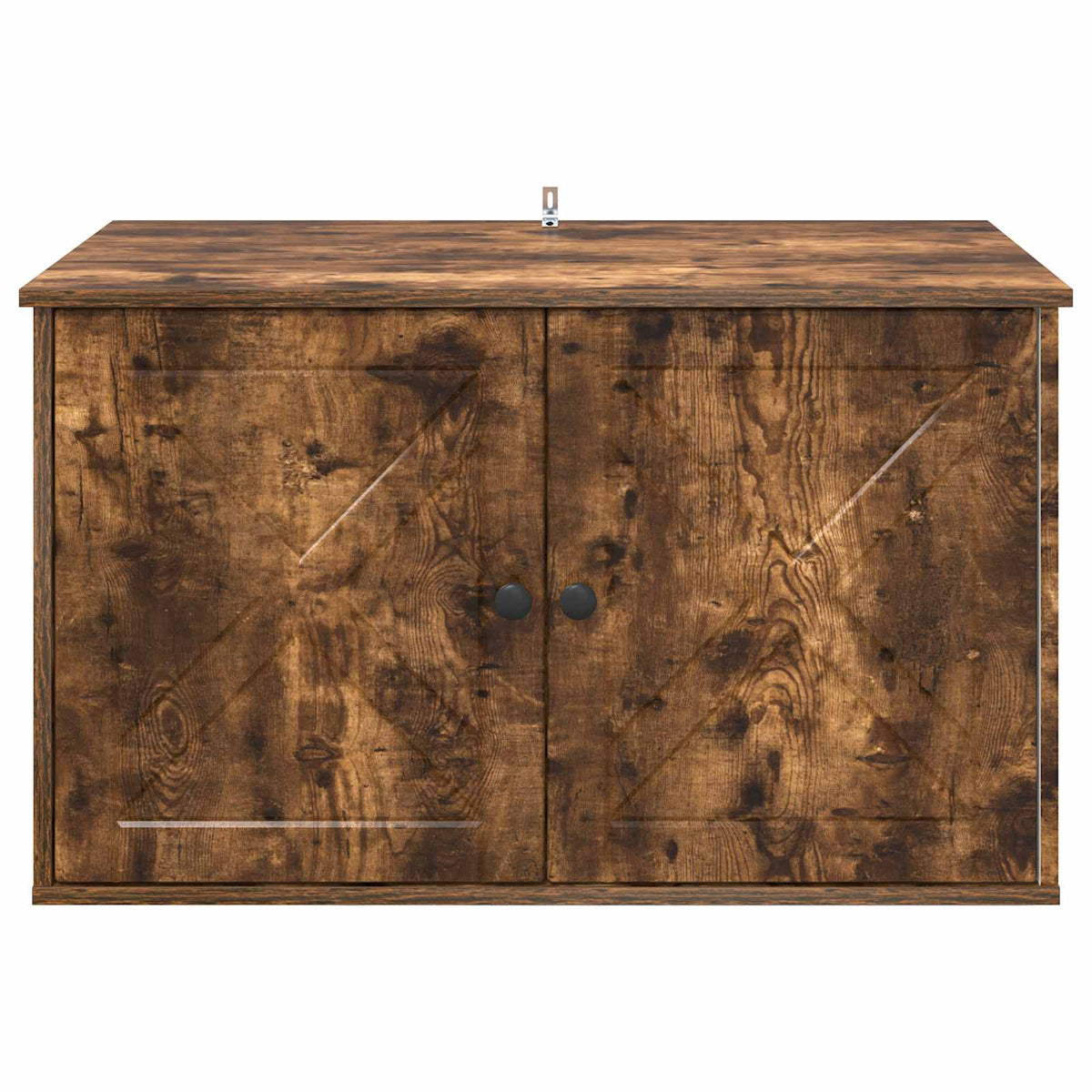 Mačja Kuća Dimljeni hrast 85 x 55 x 50 cm Konstruirano drvo