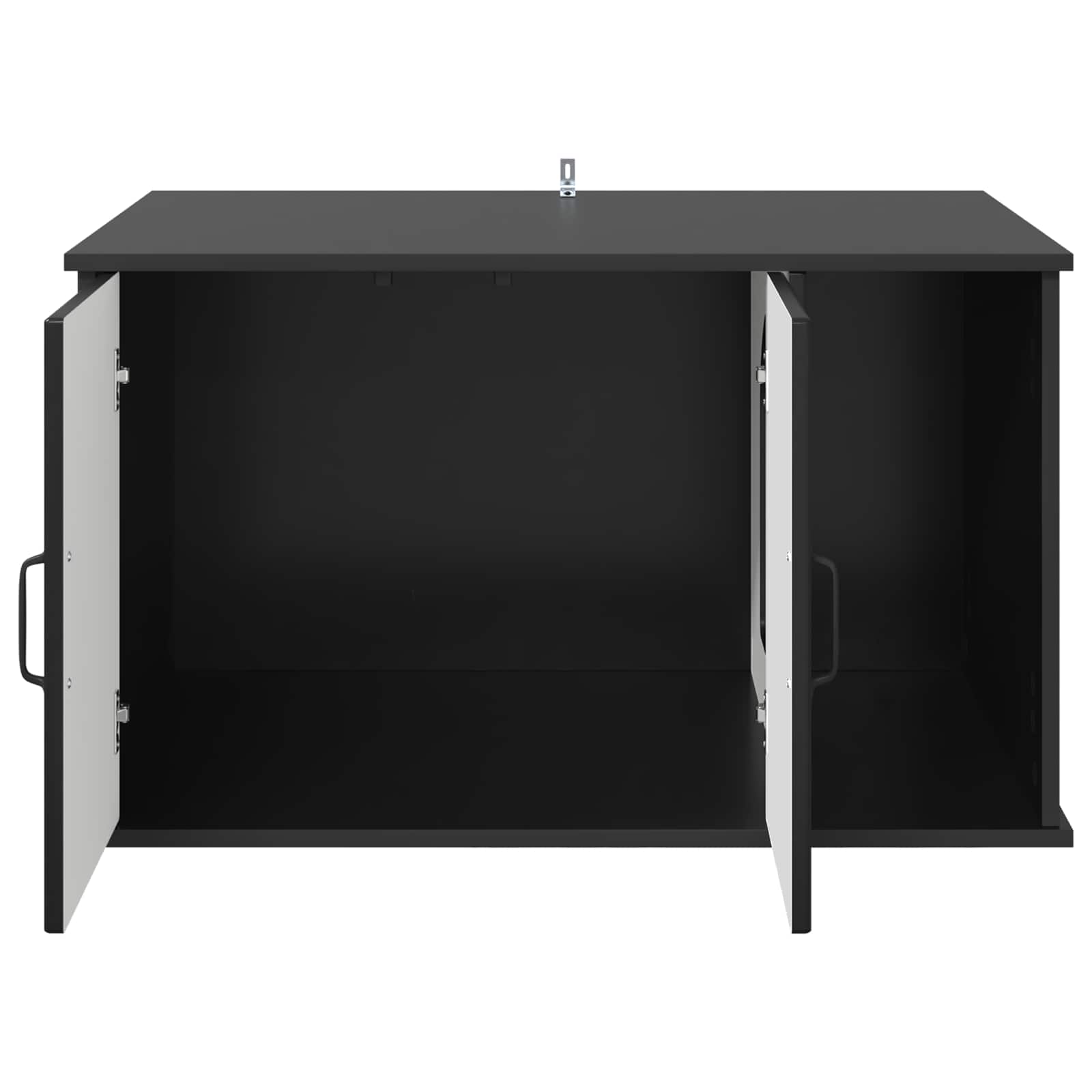 Mačja Kuća Crna 85 x 55 x 50 cm Konstruirano drvo