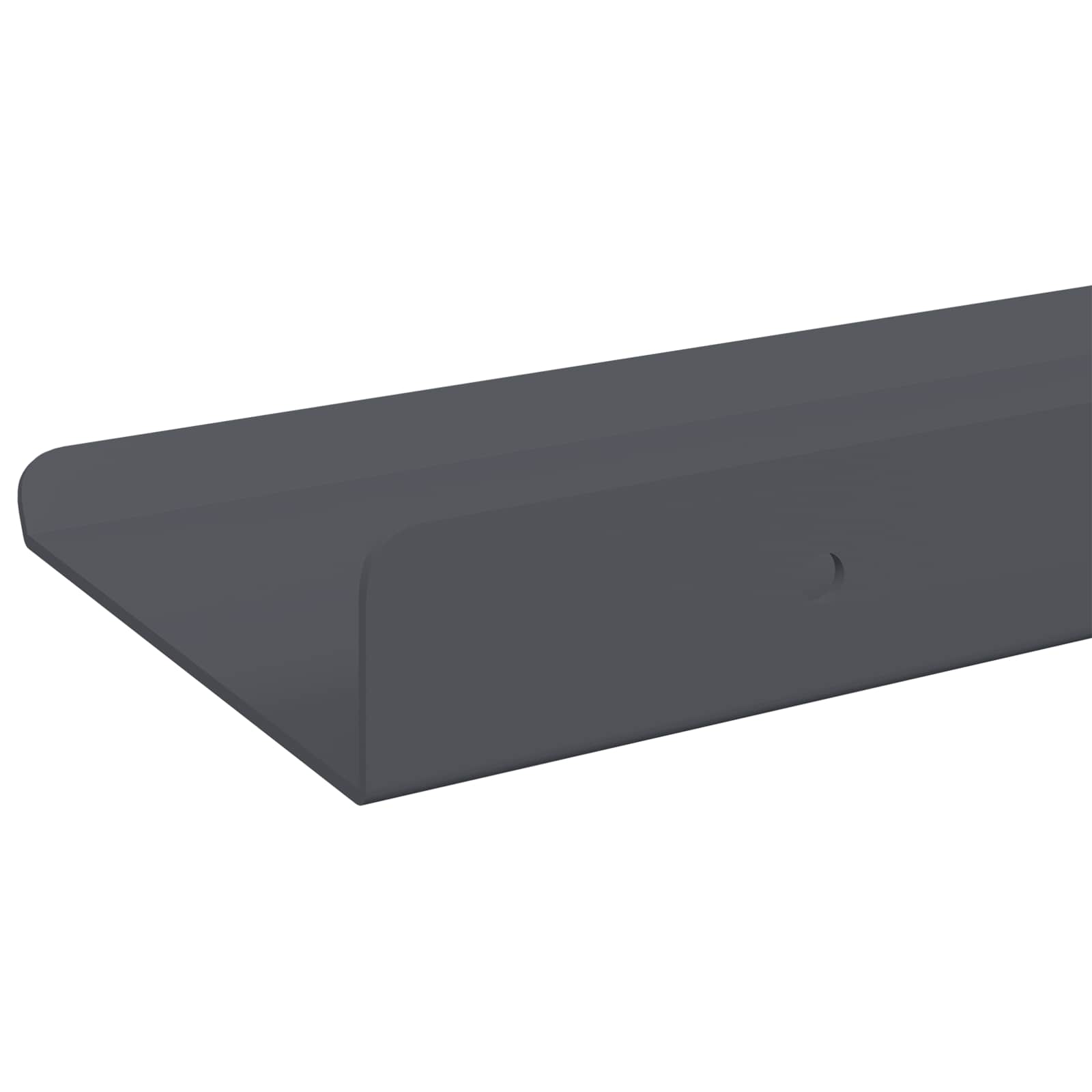 Lebdeća polica Zidne 3 pcs Antracit 40 x 9 x 2,5 cm Čelik