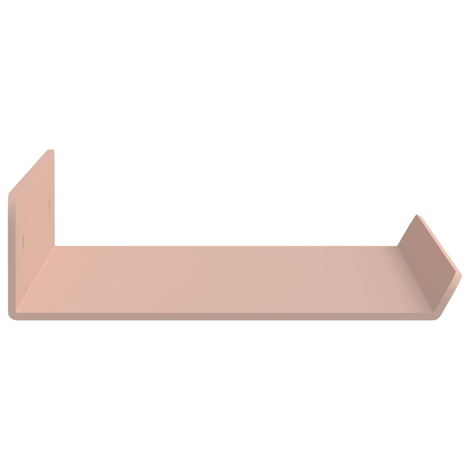 Lebdeća polica Zidne 4 pcs Ružičasta 30 x 9 x 2,5 cm Čelik