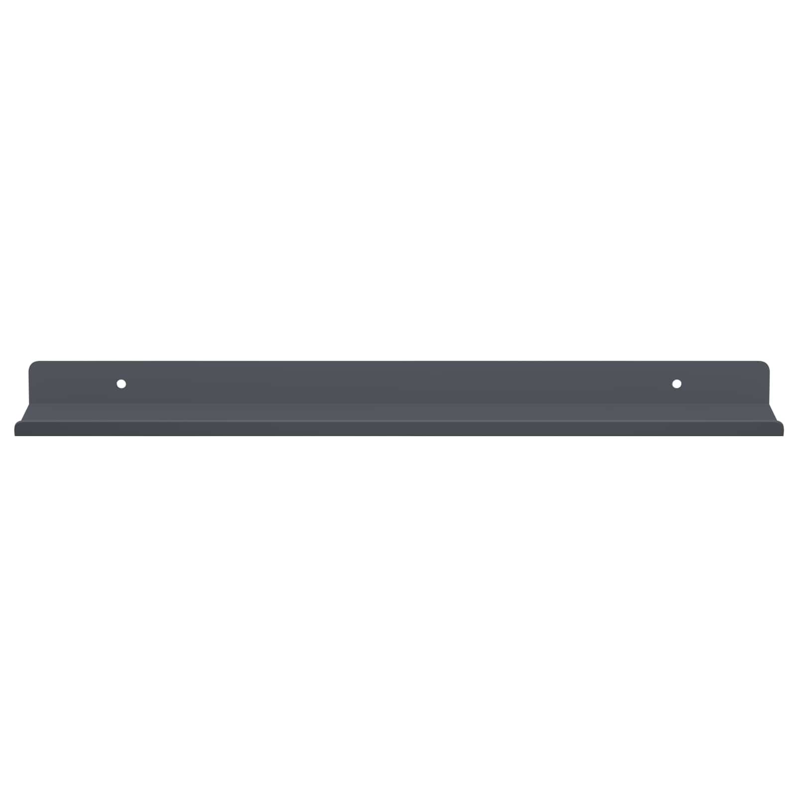 Lebdeća polica Zidne 2 pcs Antracit 40 x 8,5 x 2,5 cm Čelik