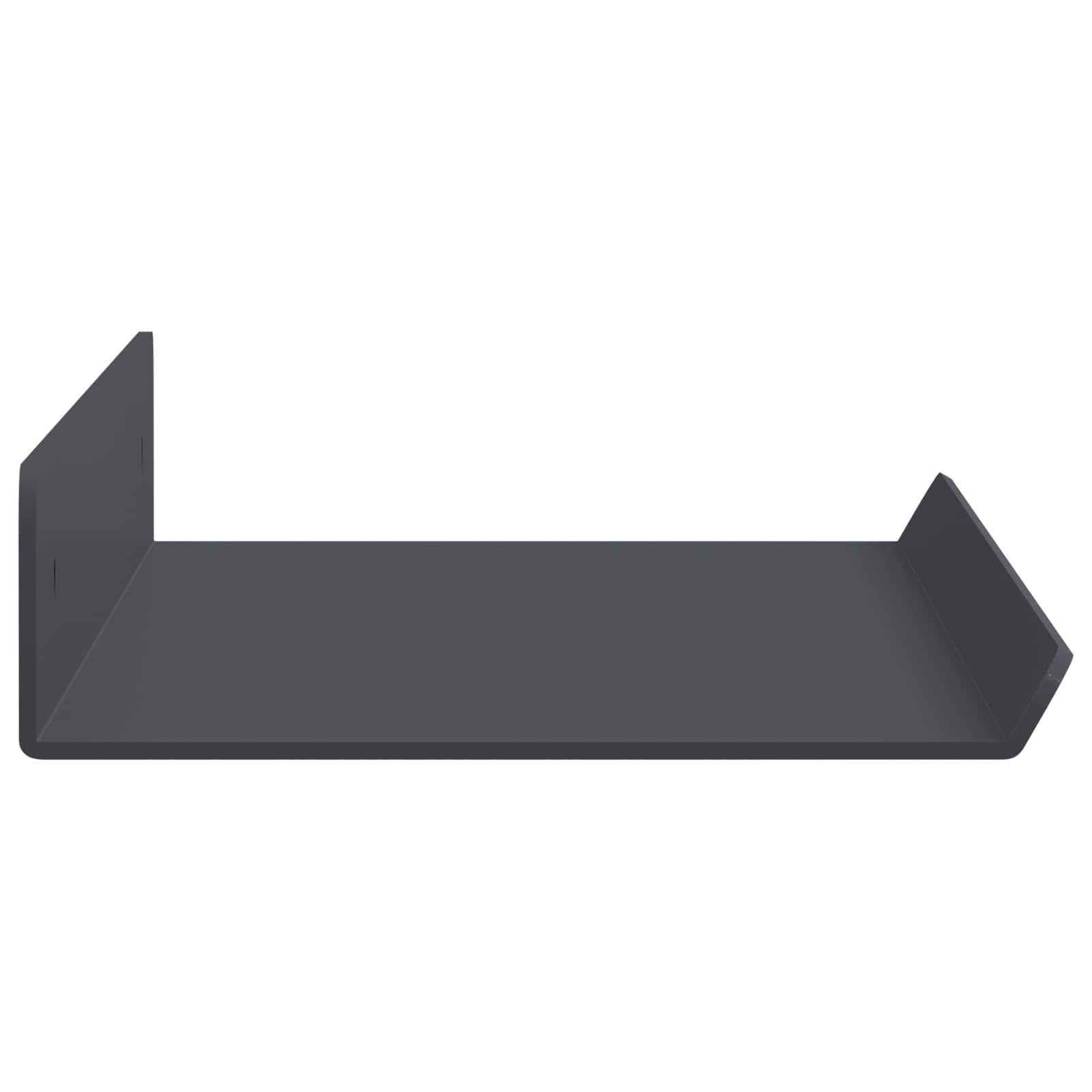 Lebdeća polica Zidne 2 pcs Antracit 40 x 8,5 x 2,5 cm Čelik