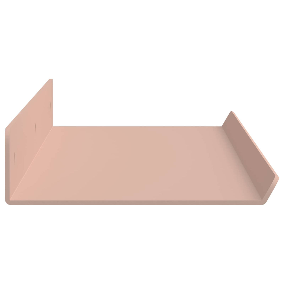 Lebdeća polica Zidne 2 pcs Ružičasta 60 x 8,5 x 2,5 cm Čelik
