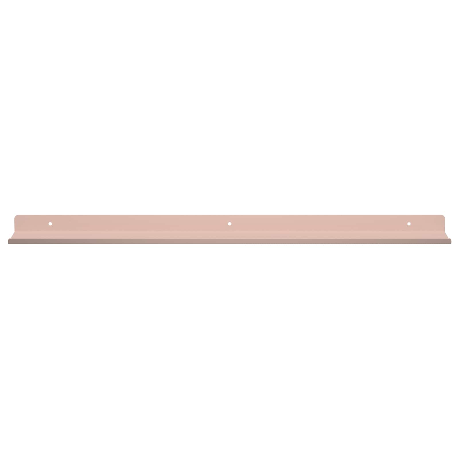 Lebdeća polica Zidne 4 pcs Ružičasta 60 x 8,5 x 2,5 cm Čelik