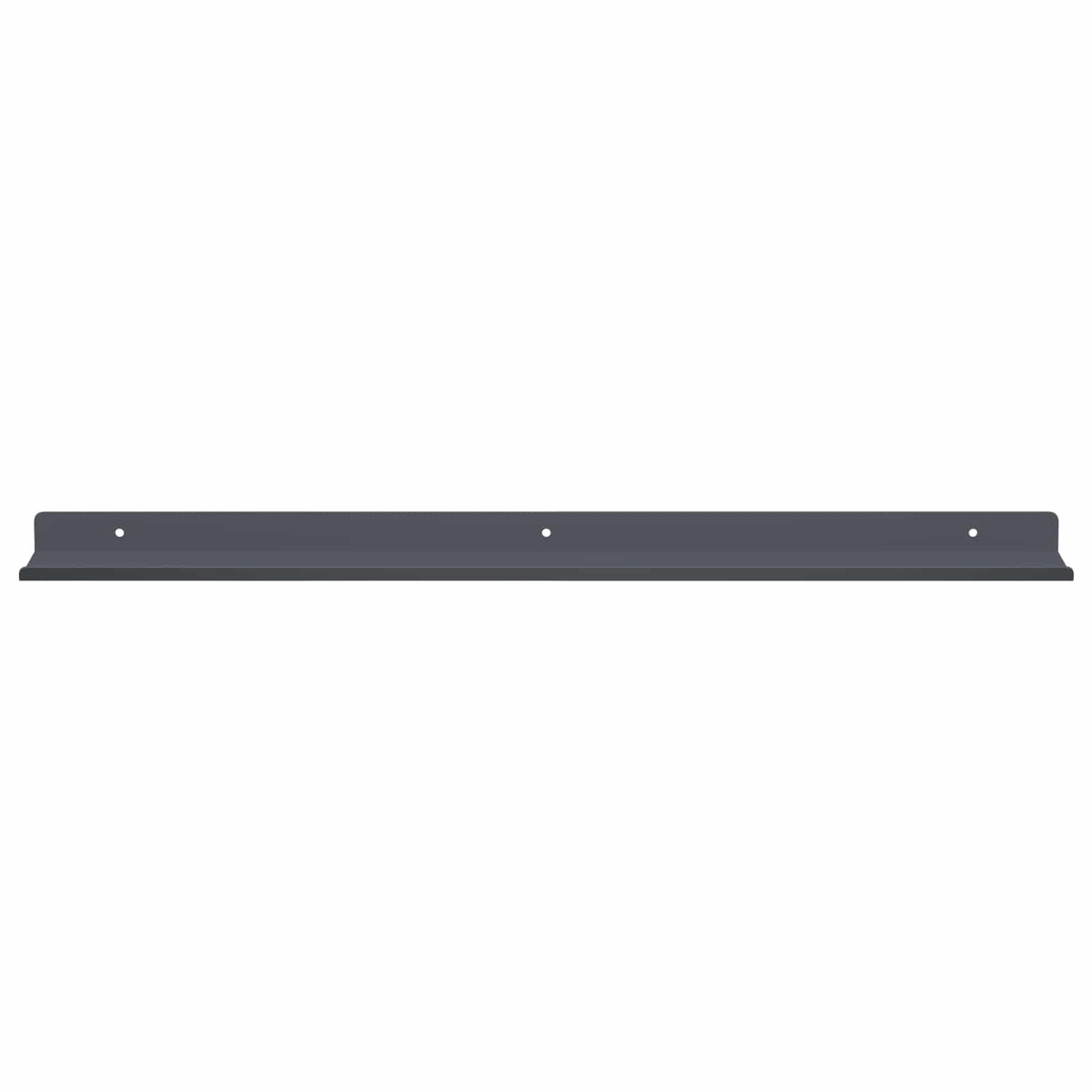 Lebdeća polica Zidne 2 pcs Antracit 60 x 8,5 x 2,5 cm Čelik
