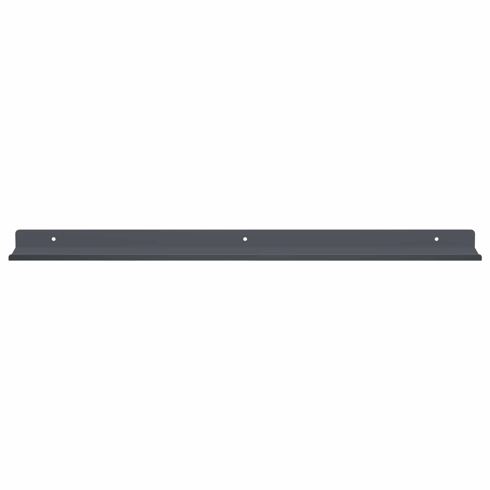 Lebdeća polica Zidne 2 pcs Antracit 60 x 8,5 x 2,5 cm Čelik