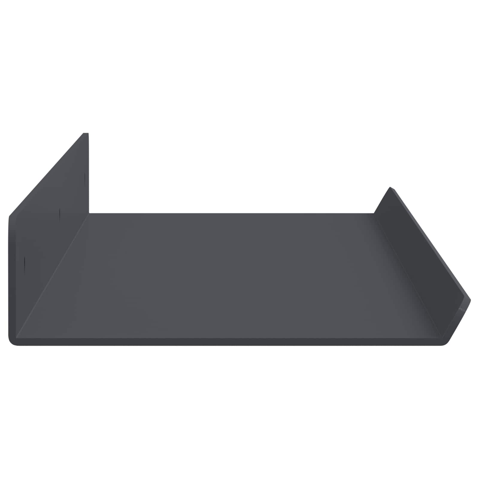 Lebdeća polica Zidne 2 pcs Antracit 60 x 8,5 x 2,5 cm Čelik