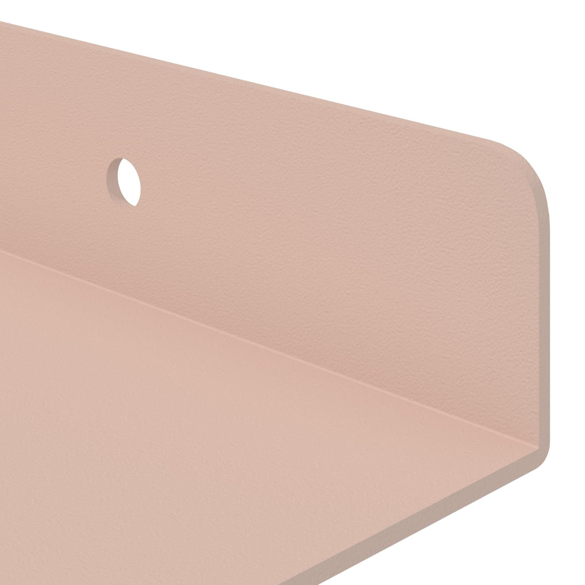 Lebdeća polica Zidne 4 pcs Ružičasta 80 x 9 x 2,5 cm Čelik