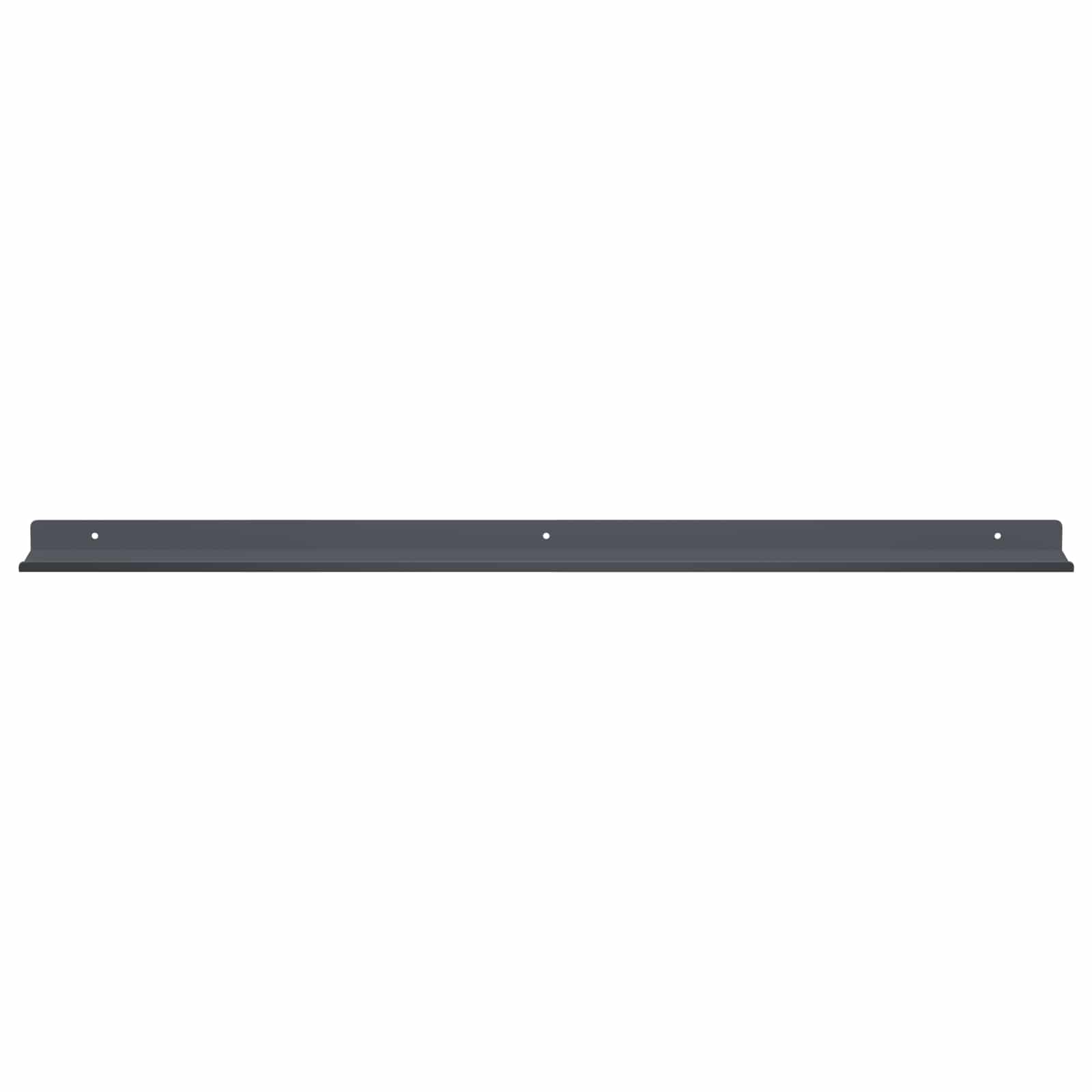 Lebdeća polica Zidne 2 pcs Antracit 80 x 9 x 2,5 cm Čelik