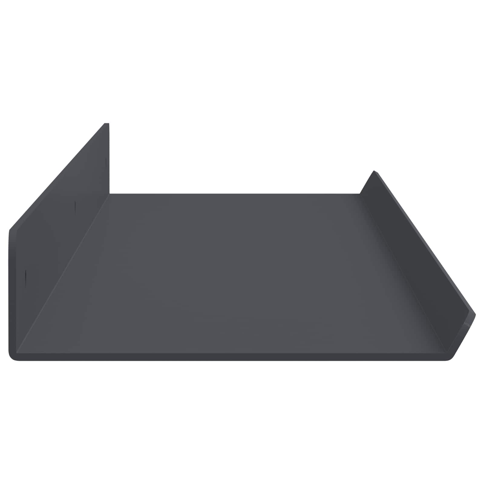 Lebdeća polica Zidne 2 pcs Antracit 80 x 9 x 2,5 cm Čelik