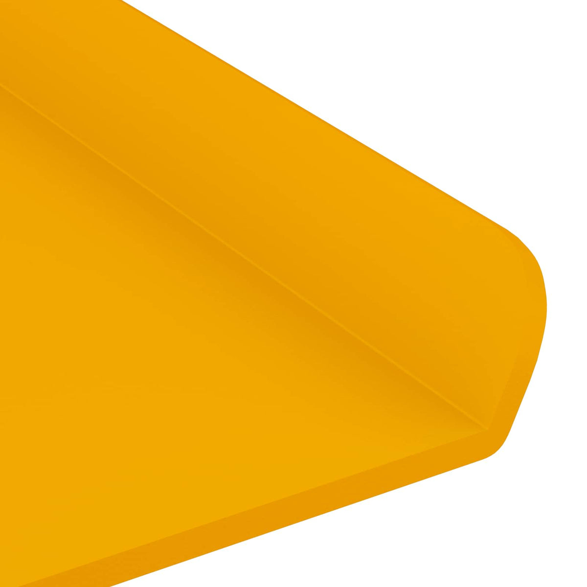 Lebdeća polica Zidne 4 pcs Žuta 100 x 9 x 2,5 cm Čelik