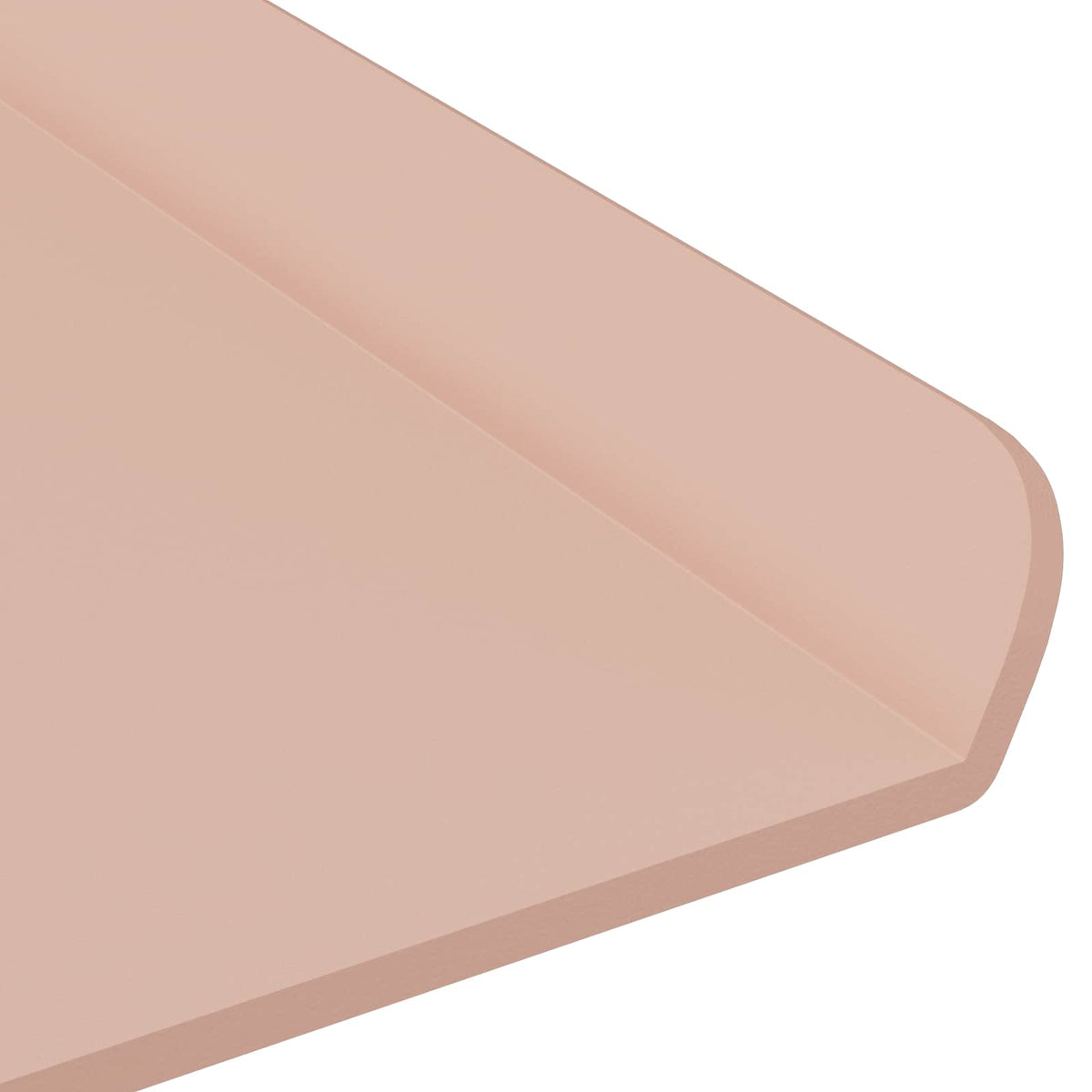 Lebdeća polica Zidne 2 pcs Ružičasta 30 x 18 x 2,5 cm Čelik