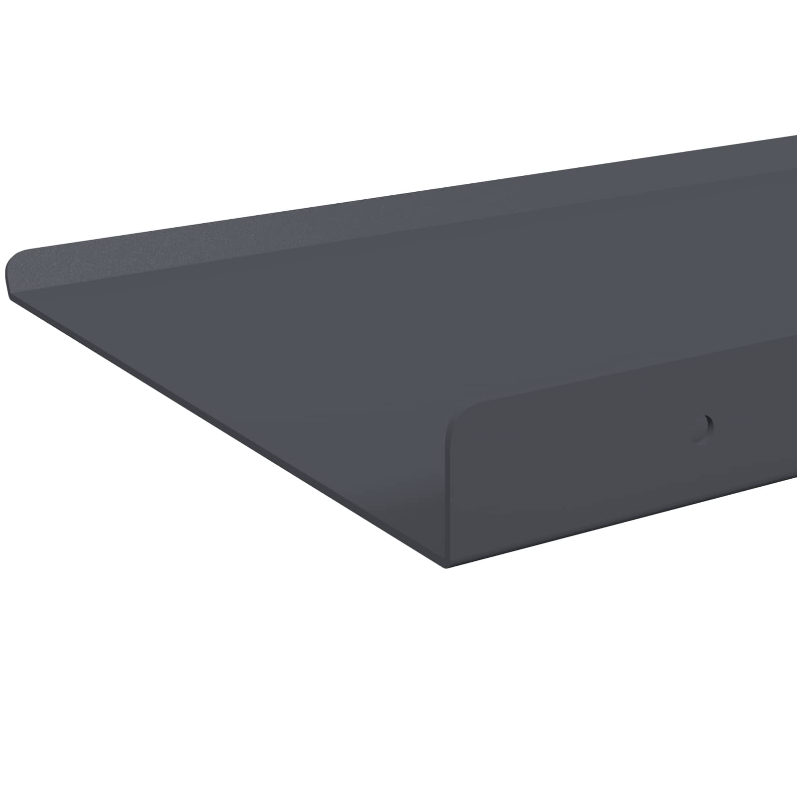 Lebdeća polica Zidne 2 pcs Antracit 30 x 18 x 2,5 cm Čelik