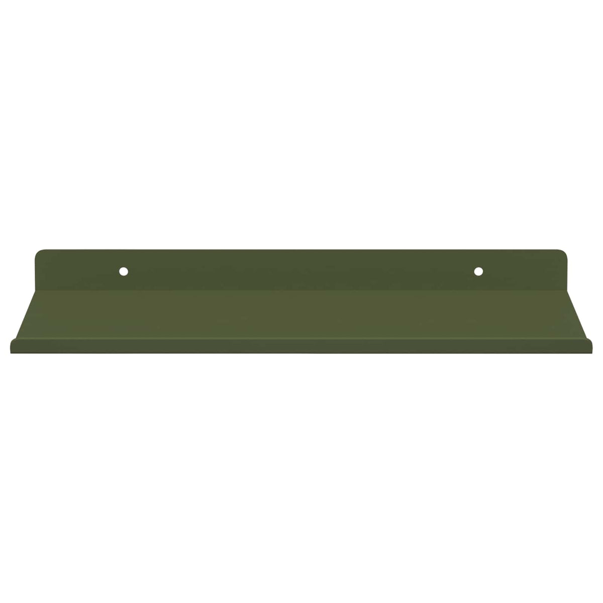 Lebdeća polica 4 pcs Maslinasto zelena 30 x 18 x 2,5 cm Čelik