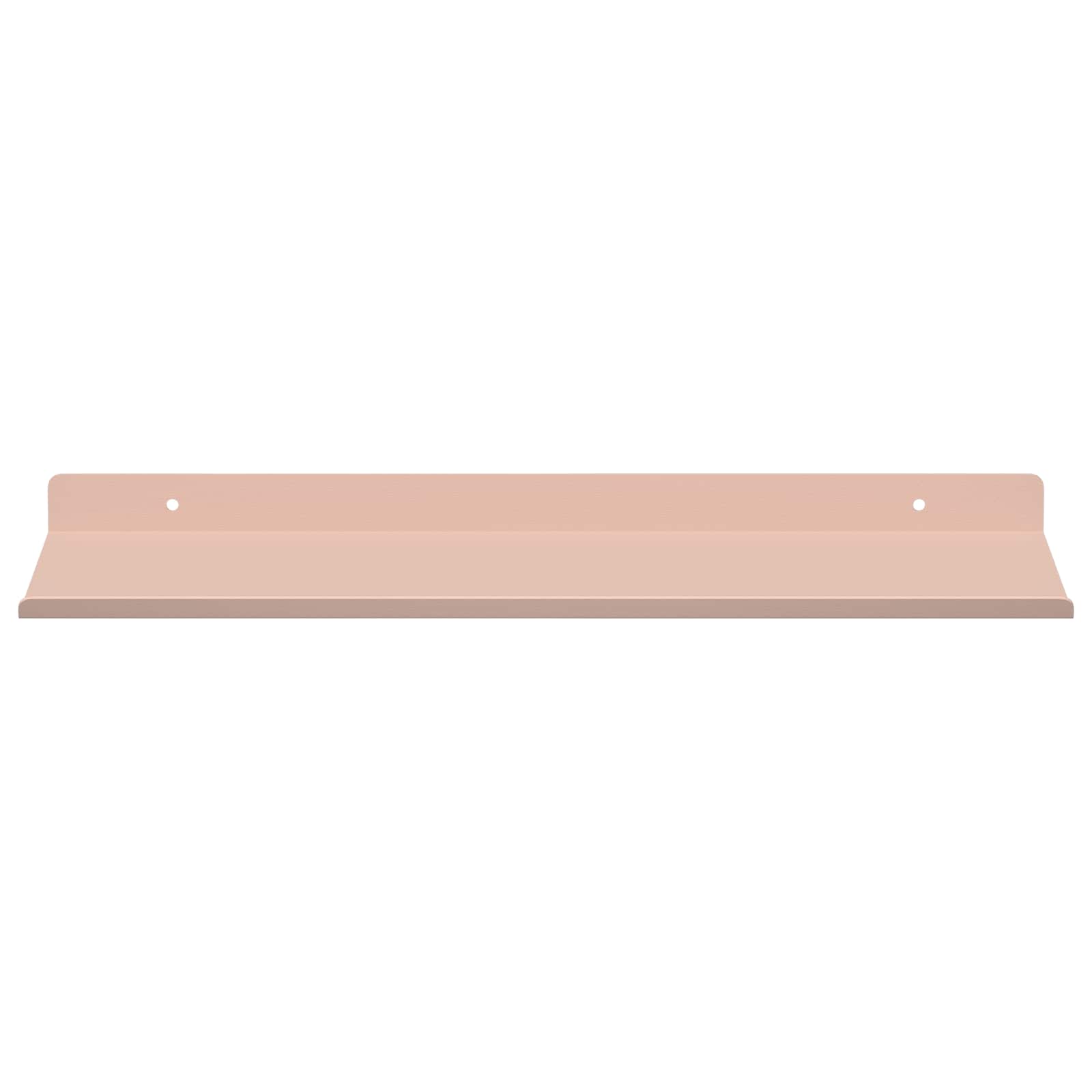 Lebdeća polica Zidne 4 pcs Ružičasta 40 x 18 x 2,5 cm Čelik