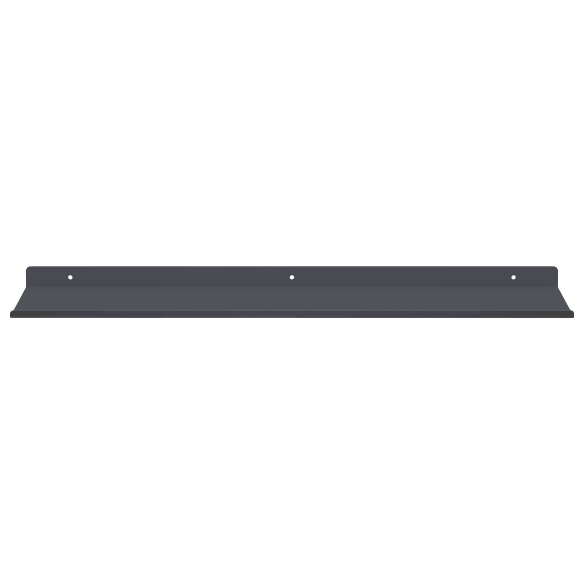 Lebdeća polica Zidne 4 pcs Antracit 60 x 18 x 2,5 cm Čelik