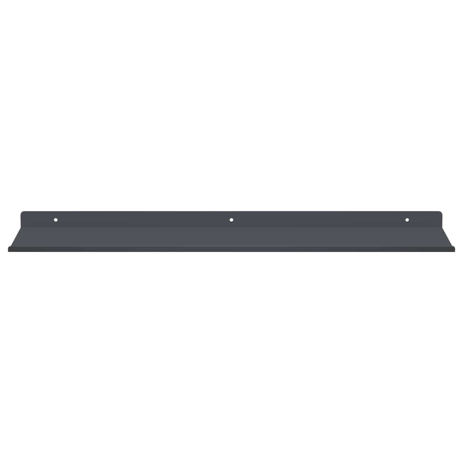 Lebdeća polica Zidne 4 pcs Antracit 60 x 18 x 2,5 cm Čelik