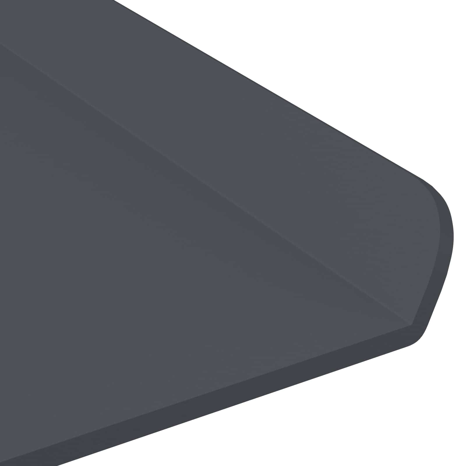 Lebdeća polica Zidne 2 pcs Antracit 80 x 18 x 2,5 cm Čelik