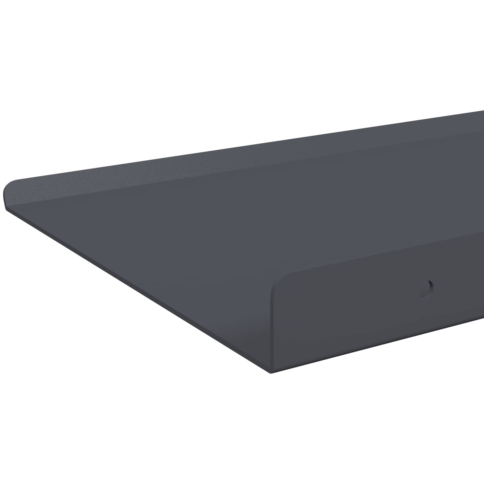 Lebdeća polica Zidne 4 pcs Antracit 100 x 18 x 2,5 cm Čelik