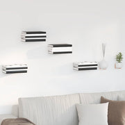 Lebdeća polica s policom 4 pcs Ružičasta 6 x 10,8 x 6,6 cm