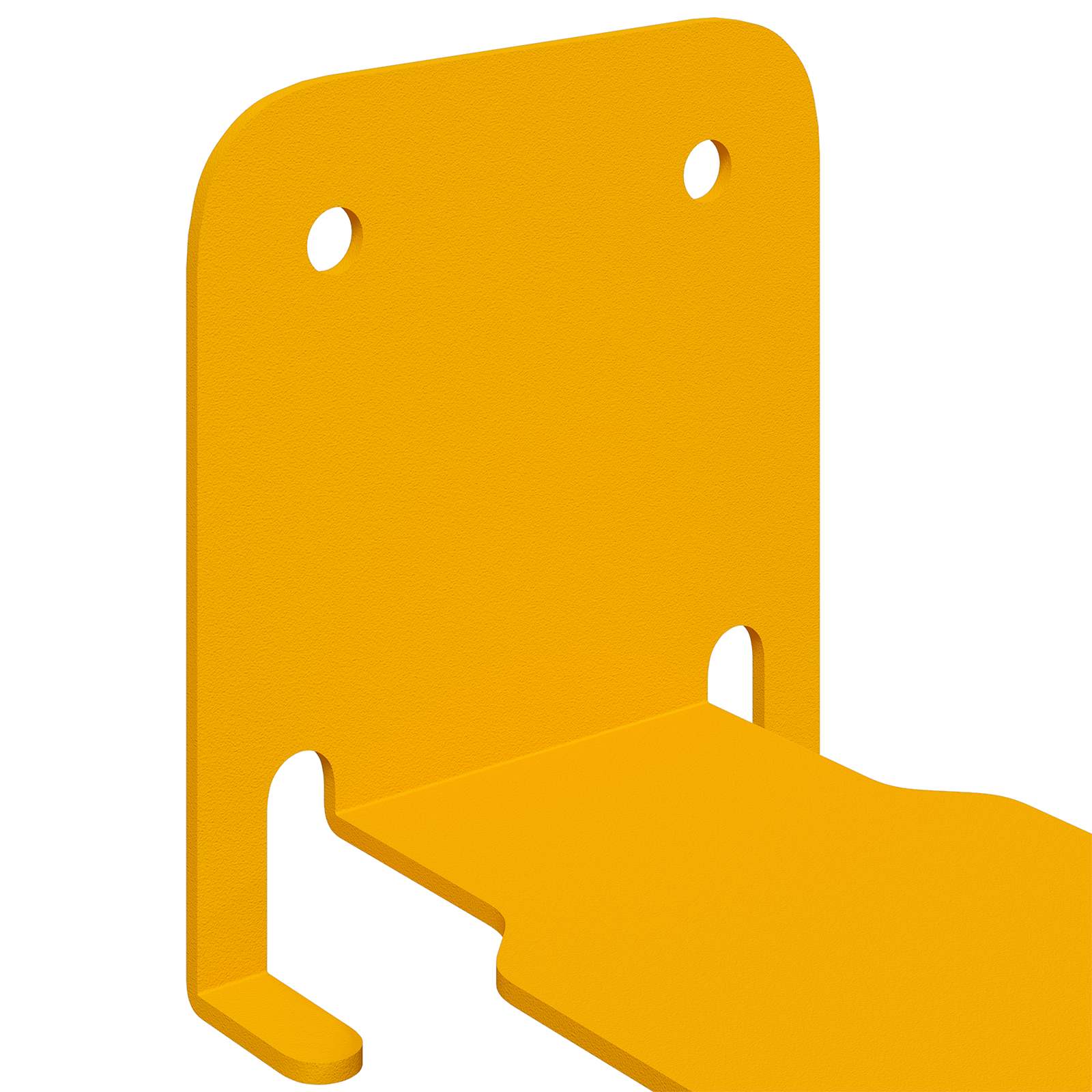 Lebdeća polica s policom Zidne 4 pcs Žuta 6 x 10,8 x 6,6 cm