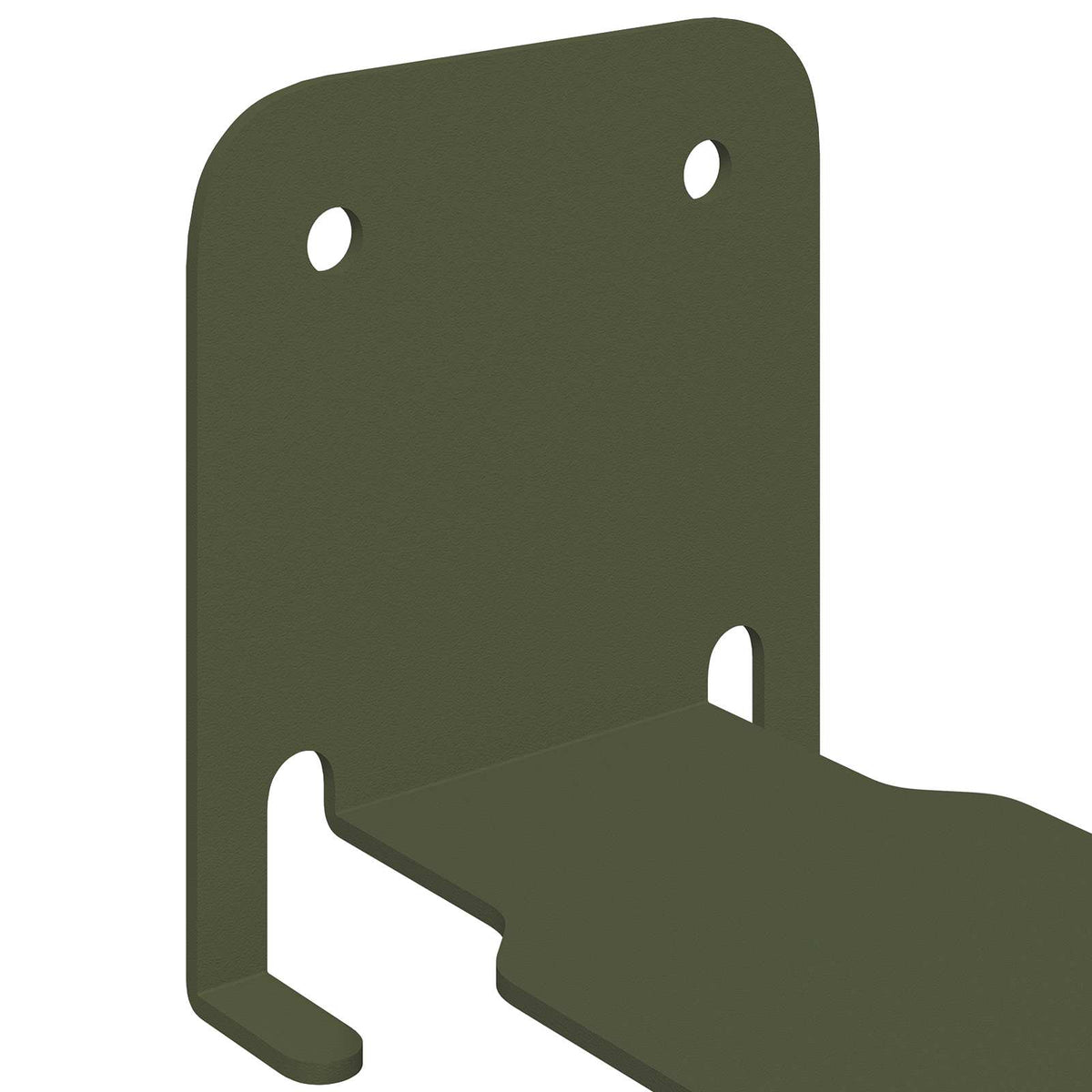 Lebdeća polica Zidne 4 pcs Maslinasto zelena 6 x 10,8 x 6,6 cm