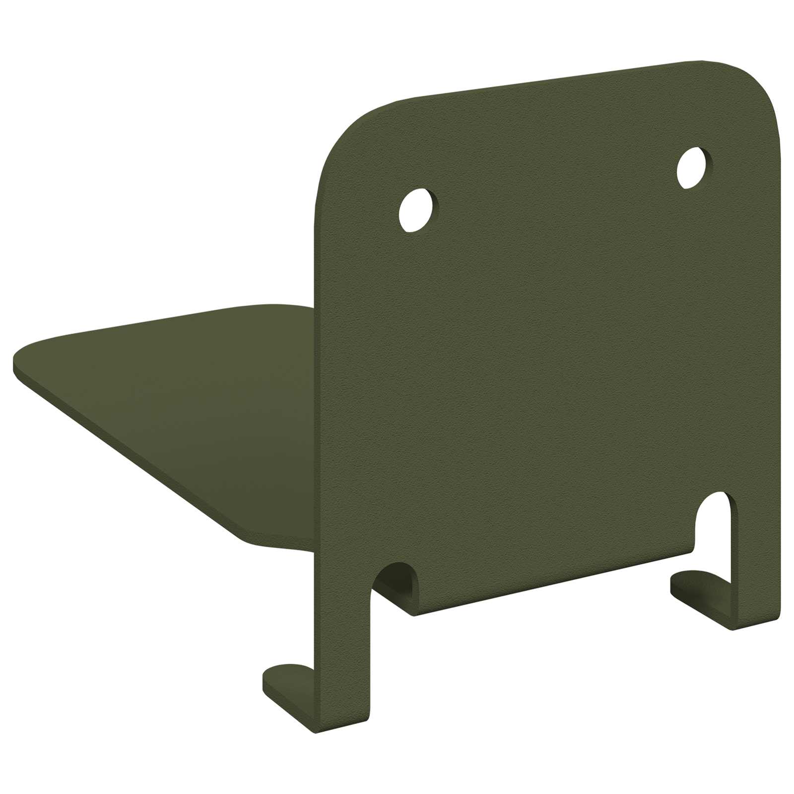Lebdeća polica Zidne 4 pcs Maslinasto zelena 6 x 10,8 x 6,6 cm